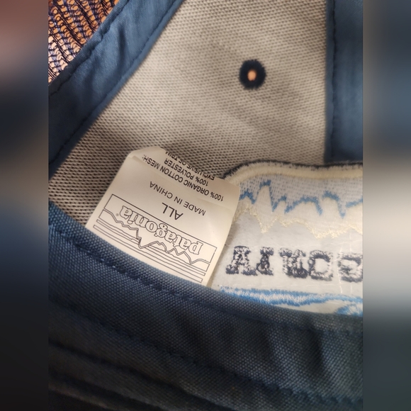 Patagonia Pointed West Trucker Hat Glass Blue Fall 2016 Ventura California - Picture 5 of 5